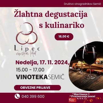 Degustacija vin v Vinoteki Semič